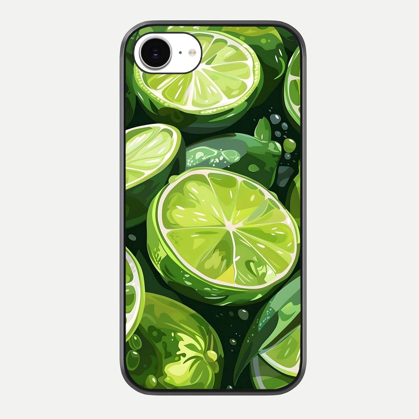 Green Lemon Glass Case For iPhone 16e by Custom World