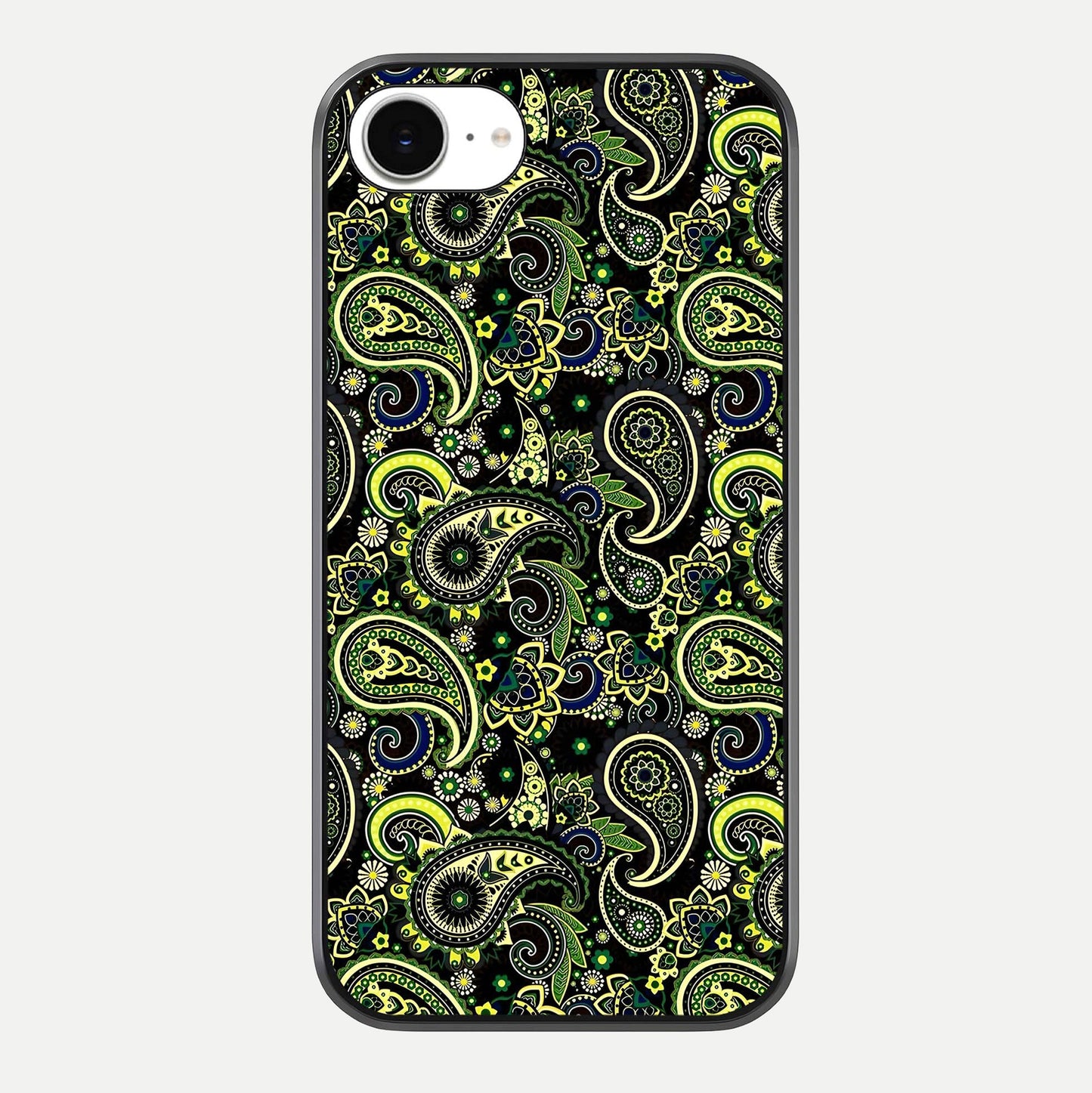 Green Mandala Pattern Glass Case For iPhone 16e by Custom World