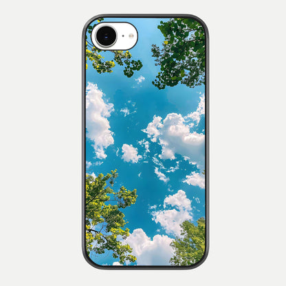 Greenery Sky Glass Case For iPhone 16e by Custom World