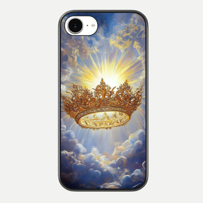 Heavenly Crown Light Glass Case For iPhone 16e by Custom World