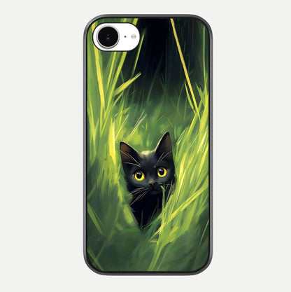 Hidden Cat Whisper Glass Case For iPhone 16e by Custom World