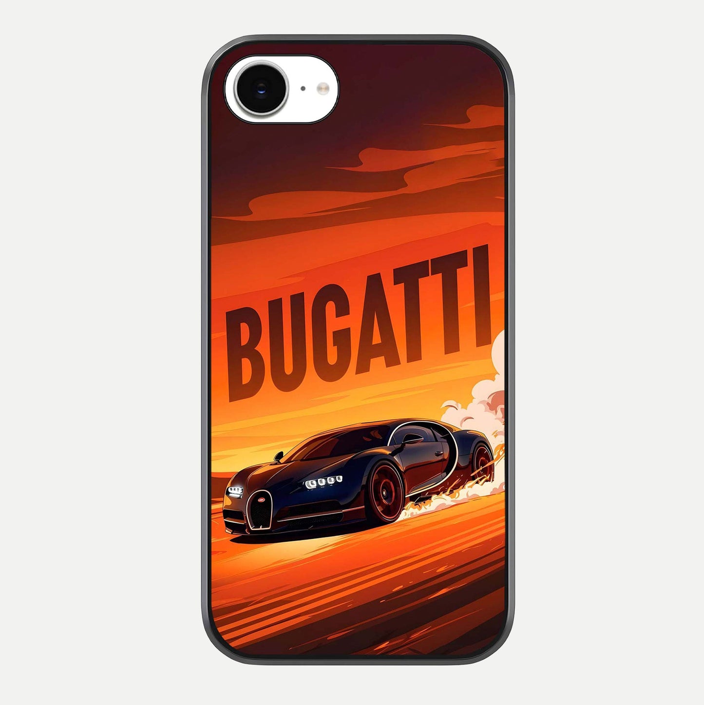 Inferno Bugatti Storm Glass Case For iPhone 16e by Custom World
