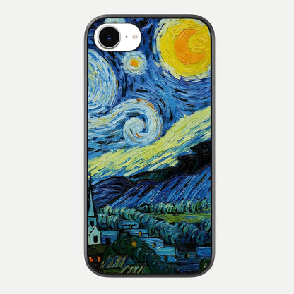 Inspired Van Gogh Art Glass Case For iPhone 16e by Custom World