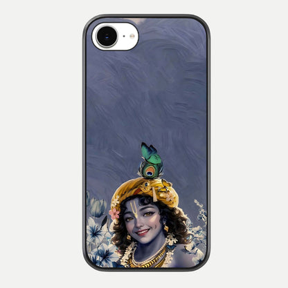Lord Krishna Glass Case For iPhone 16e by Custom World