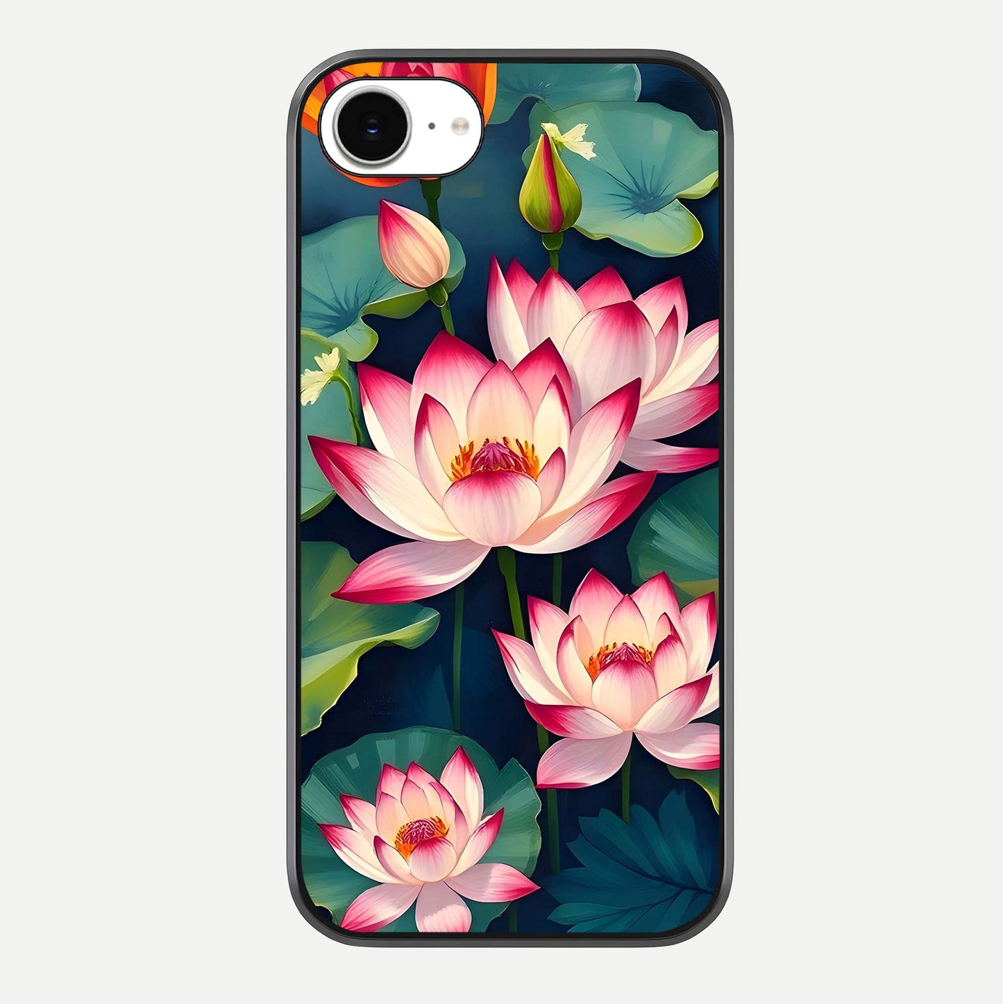 Lotus Dream Serenity Glass Case For iPhone 16e by Custom World