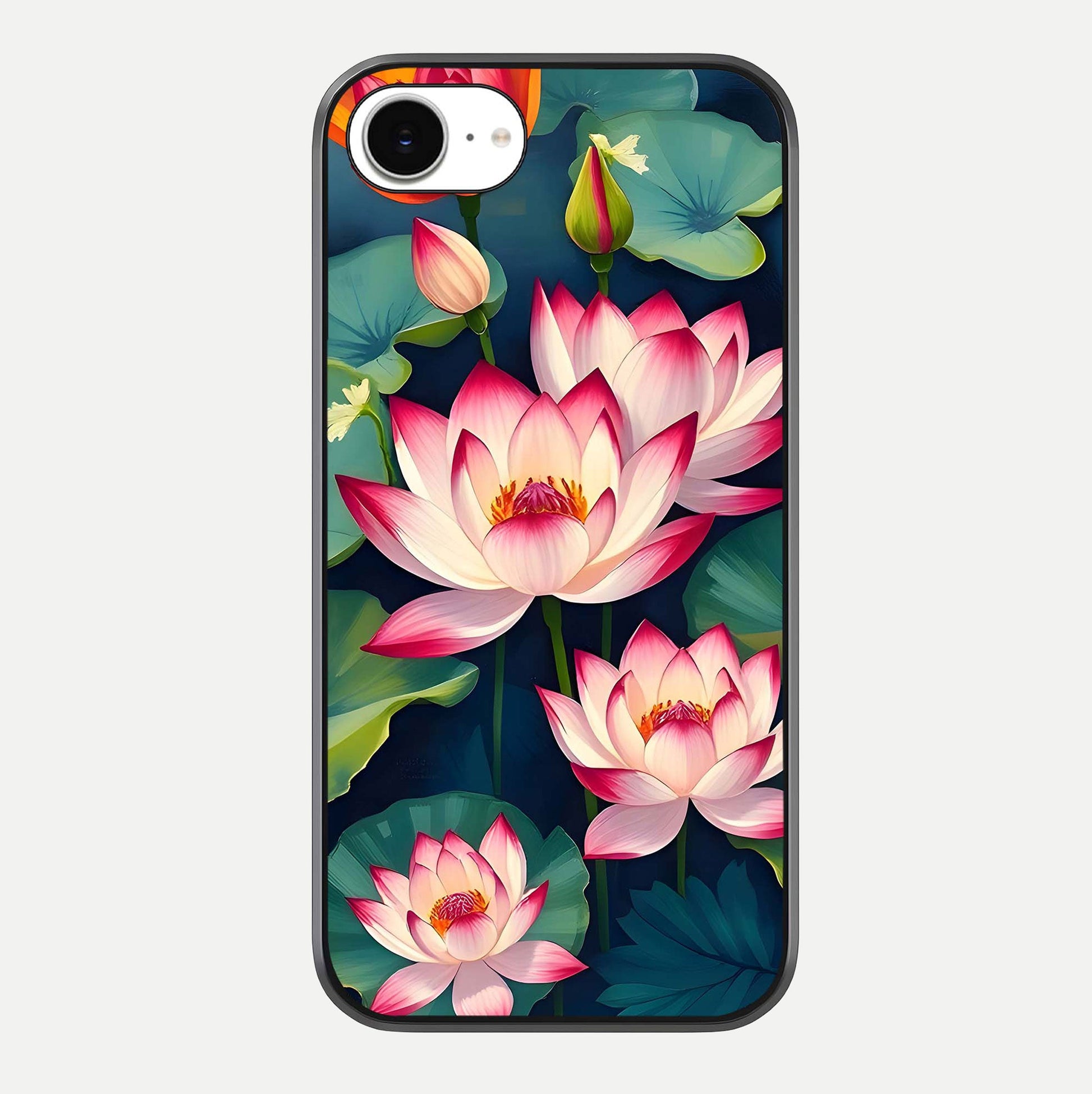 Lotus Dream Serenity Glass Case For iPhone 16e by Custom World