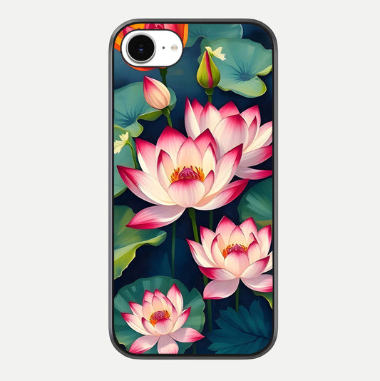 Lotus Dream Serenity Glass Case For iPhone 16e by Custom World