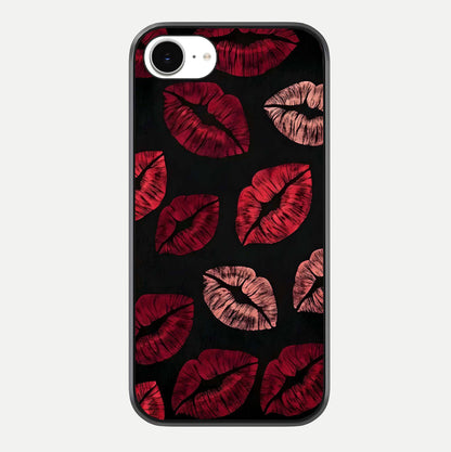 Midnight Kiss Love Glass Case For iPhone 16e by Custom World