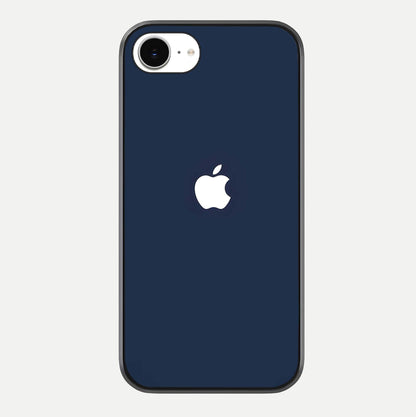Minimal Apple Night Glass Case For iPhone 16e by Custom World