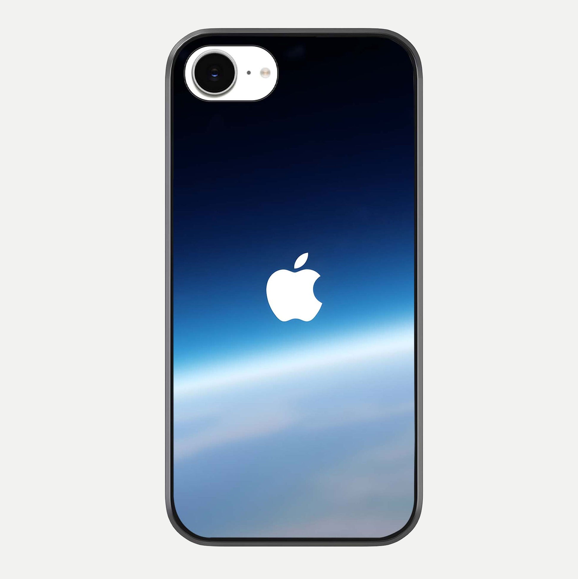 Minimal Apple Sky Glass Case For iPhone 16e by Custom World