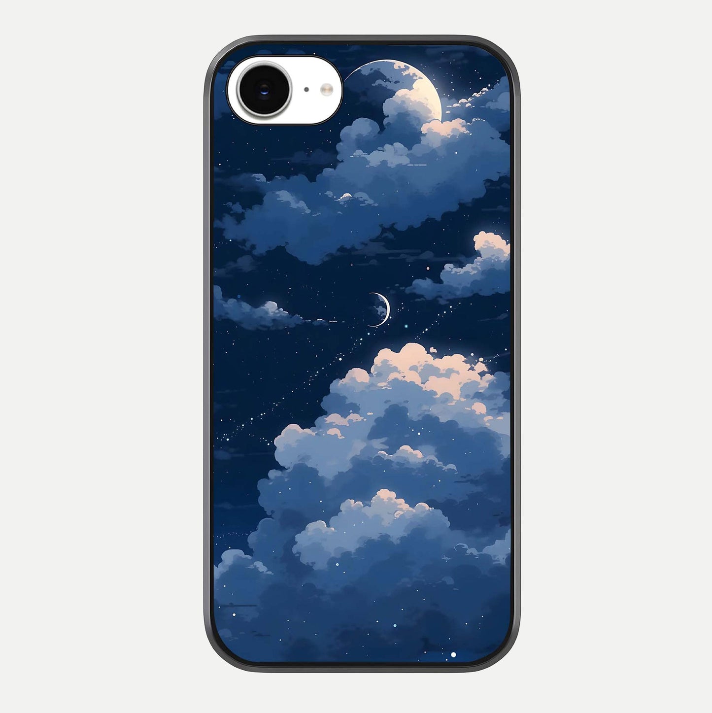 Moon Dream Haze Glass Case For iPhone 16e by Custom World