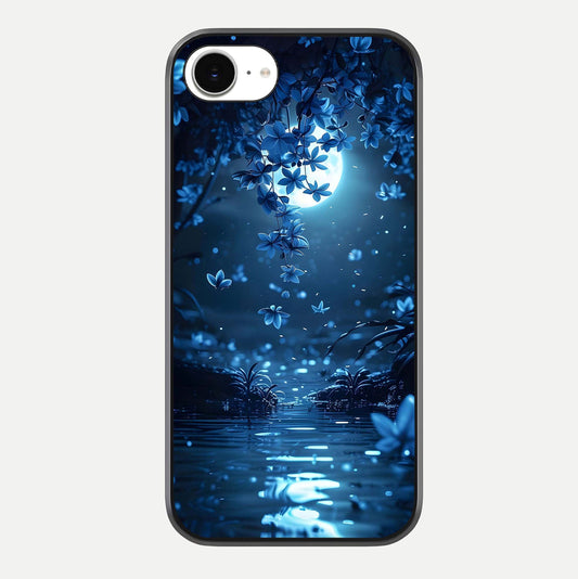 Moonlight Petal Dream Glass Case For iPhone 16e by Custom World