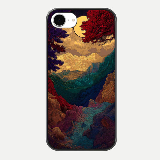 Mystic Valley Light Glass Case For iPhone 16e by Custom World