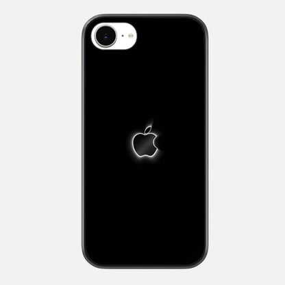 Neon Apple Glow Glass Case For iPhone 16e by Custom World