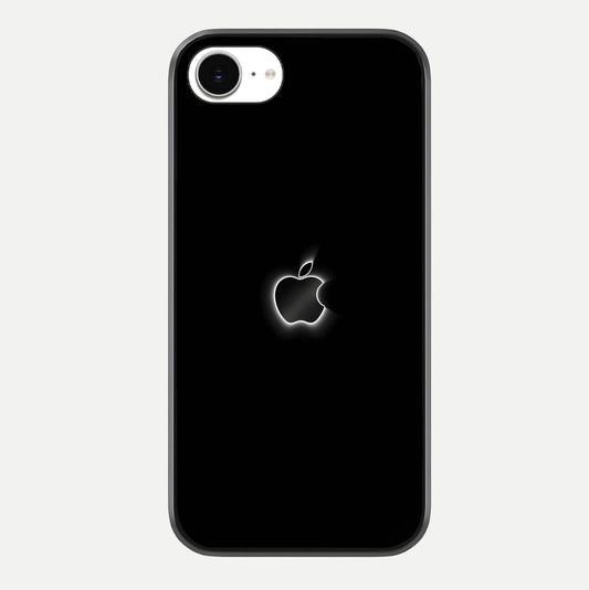 Neon Apple Glow Glass Case For iPhone 16e by Custom World