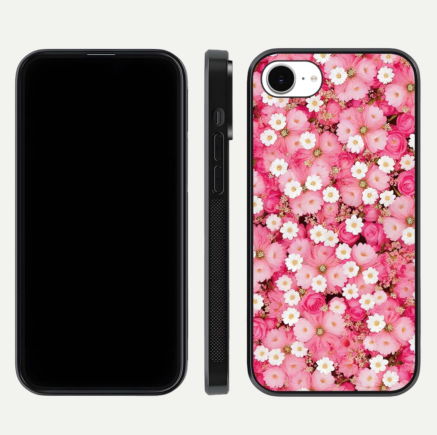 Pink Daisy Bliss Glass Case For iPhone 16e