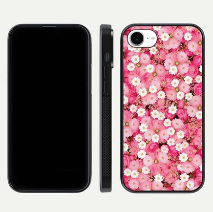 Pink Daisy Bliss Glass Case For iPhone 16e