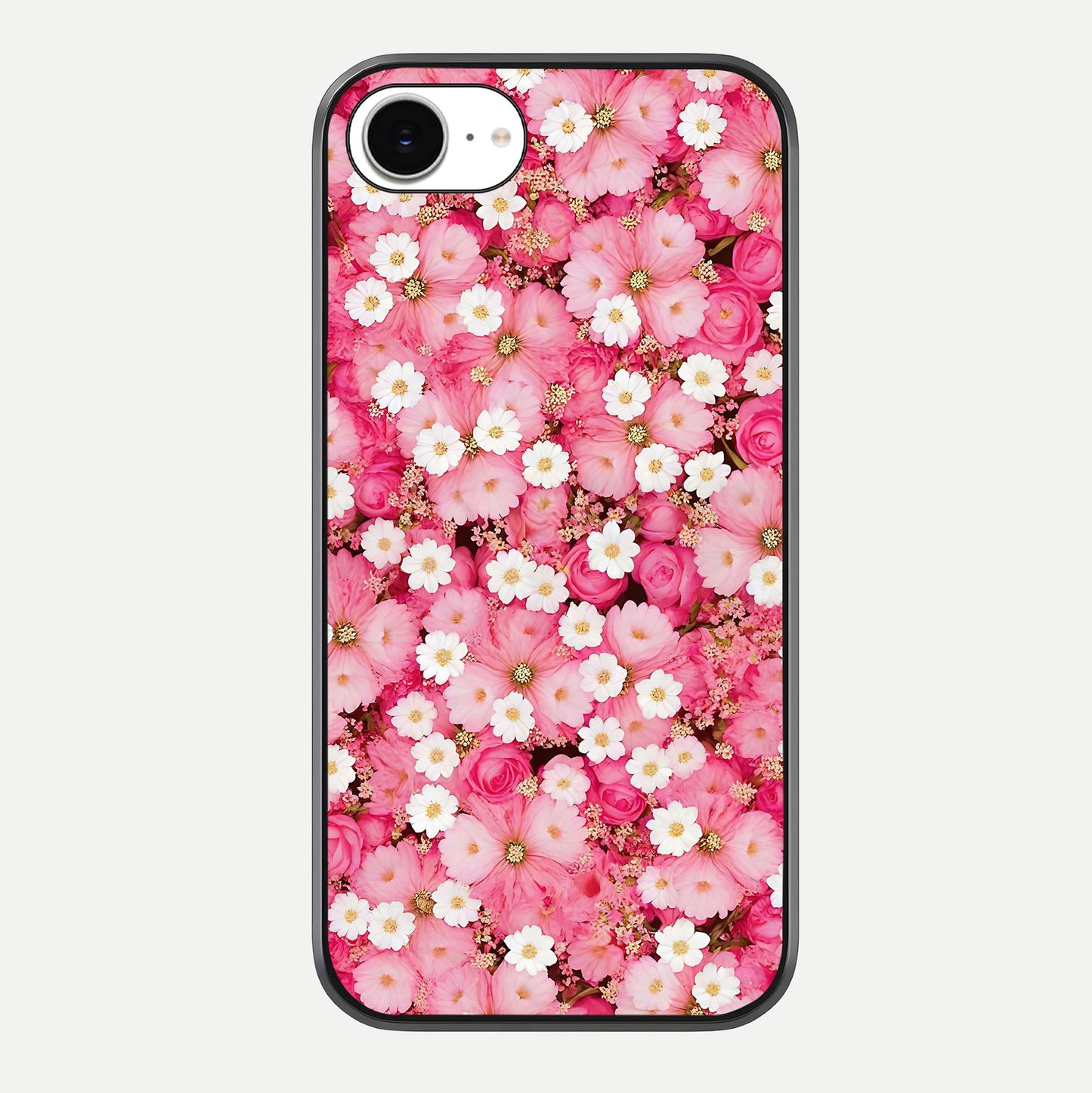 Pink Daisy Bliss Glass Case For iPhone 16e