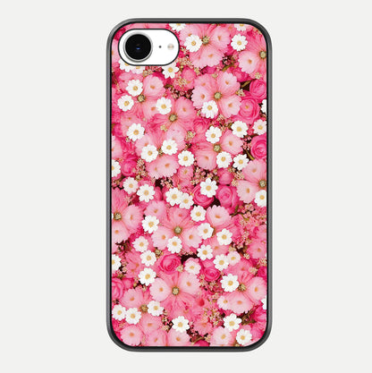Pink Daisy Bliss Glass Case For iPhone 16e