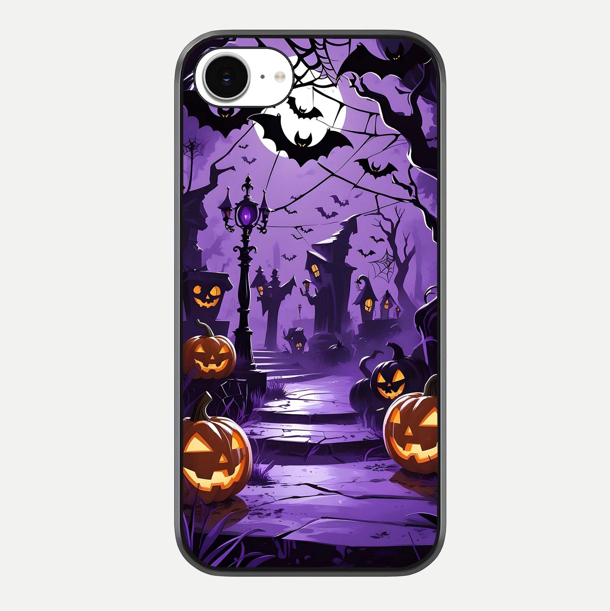 Pumpkin Patch Halloween Glass Case For iPhone 16e by Custom World