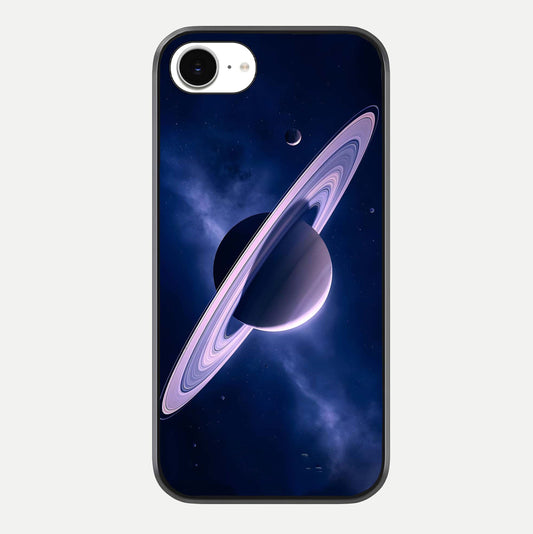 Saturn Ring Mystique Glass Case For iPhone 16e by Custom World