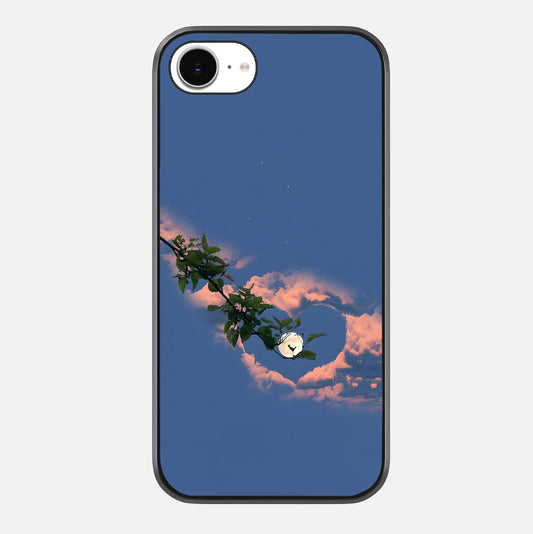 Sky Under Tree Glass Case For iPhone 16e by Custom World