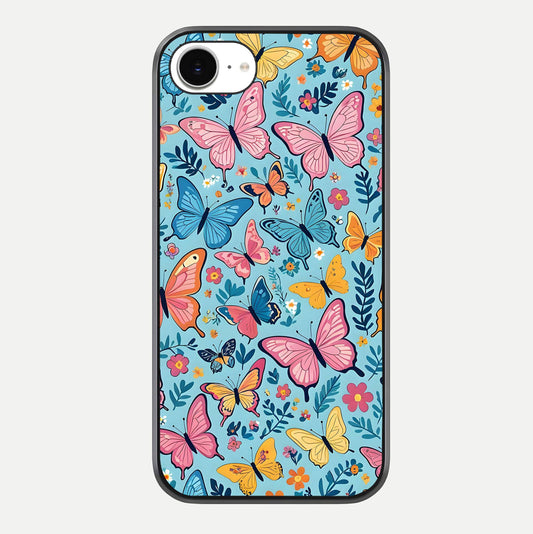 Spring Wing Garden Glass Case For iPhone 16e by Custom World
