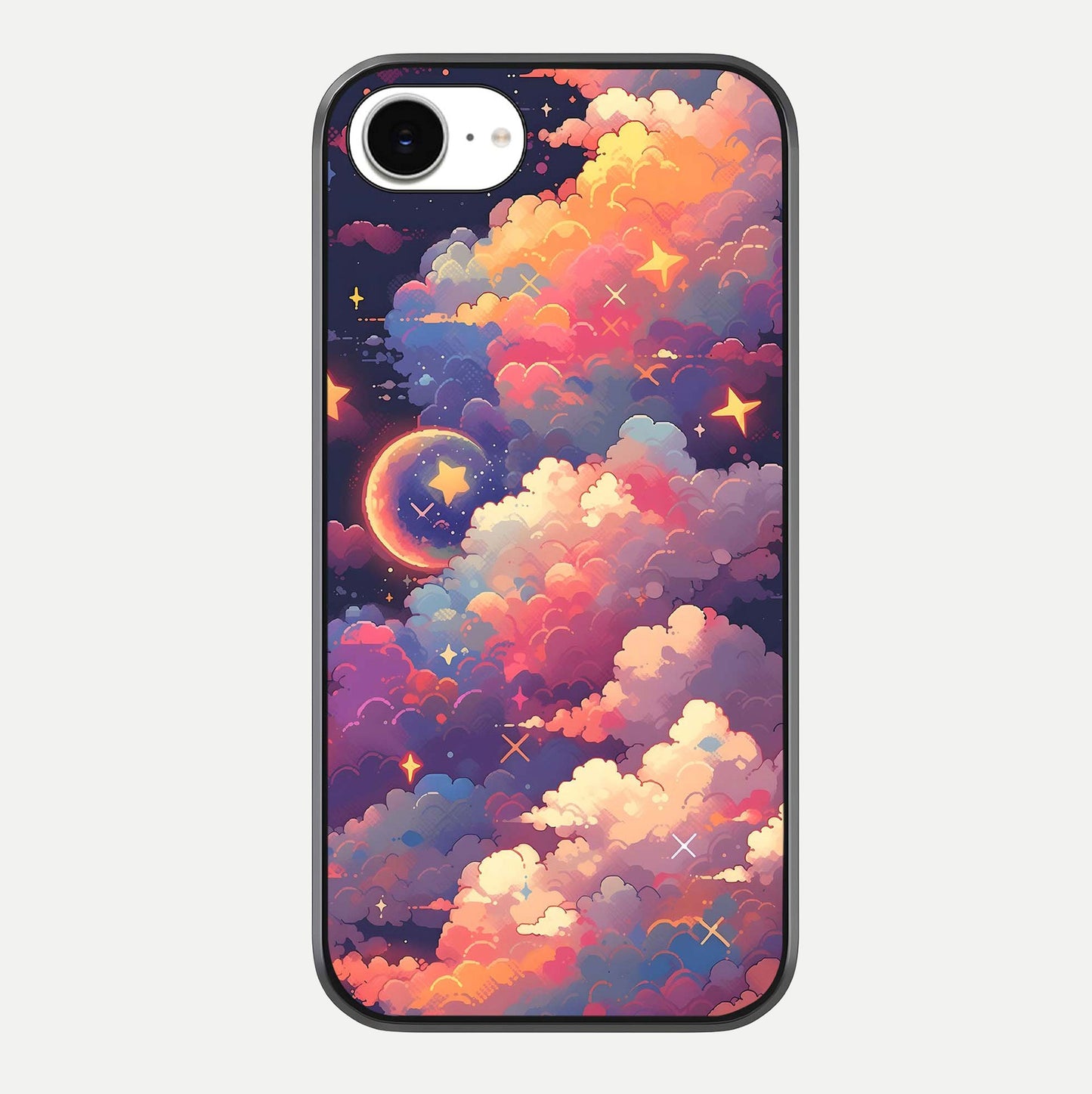 Starlit Dream Clouds Glass Case For iPhone 16e by Custom World