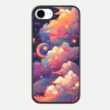 Starlit Dream Clouds Glass Case For iPhone 16e by Custom World