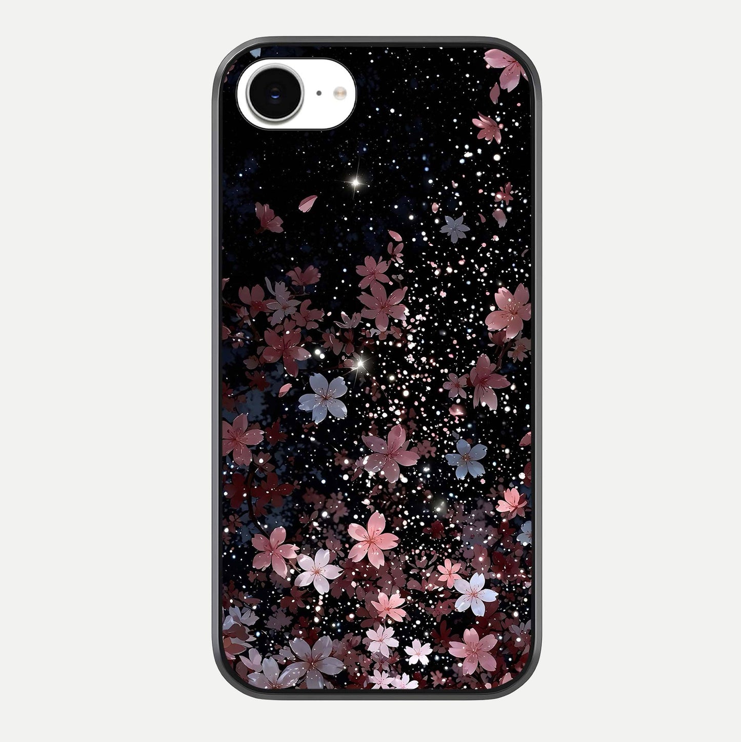 Starlit Flower Dreams Glass Case For iPhone 16e by Custom World