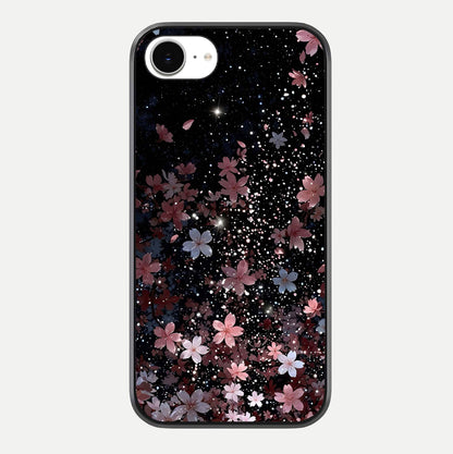 Starlit Flower Dreams Glass Case For iPhone 16e by Custom World