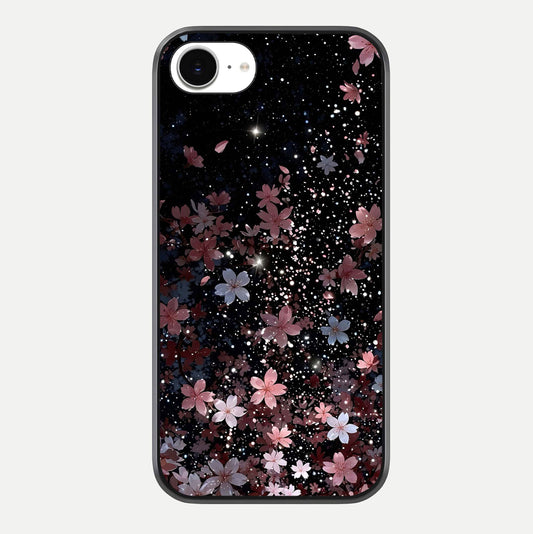 Starlit Flower Dreams Glass Case For iPhone 16e by Custom World