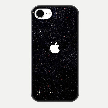 Starry Apple Galaxy Glass Case For iPhone 16e by Custom World