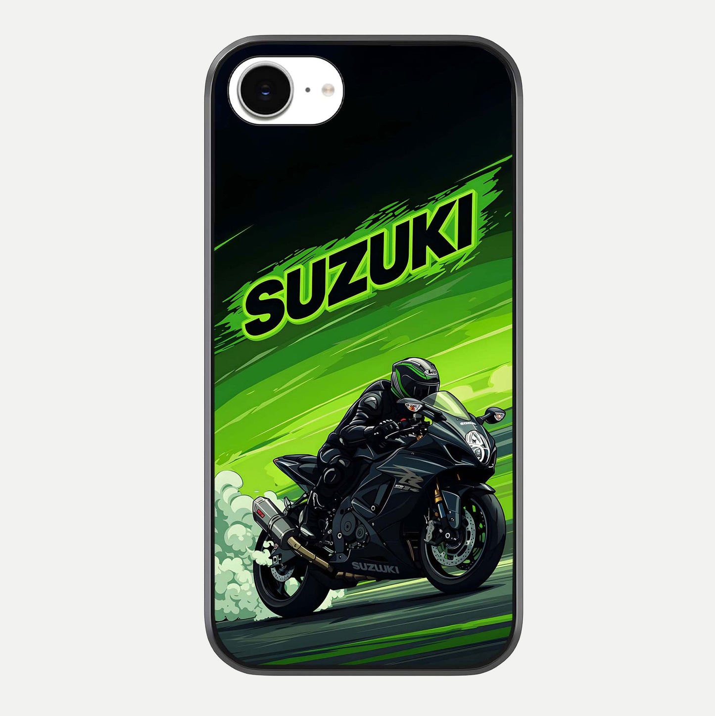 Suzuki Speed Beast Glass Case For iPhone 16e by Custom World