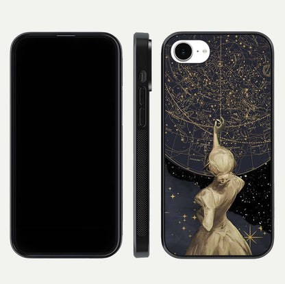 Taylor Swift Girl Glass Case for iPhone 16e front & back layout showing clean edge and vivid print