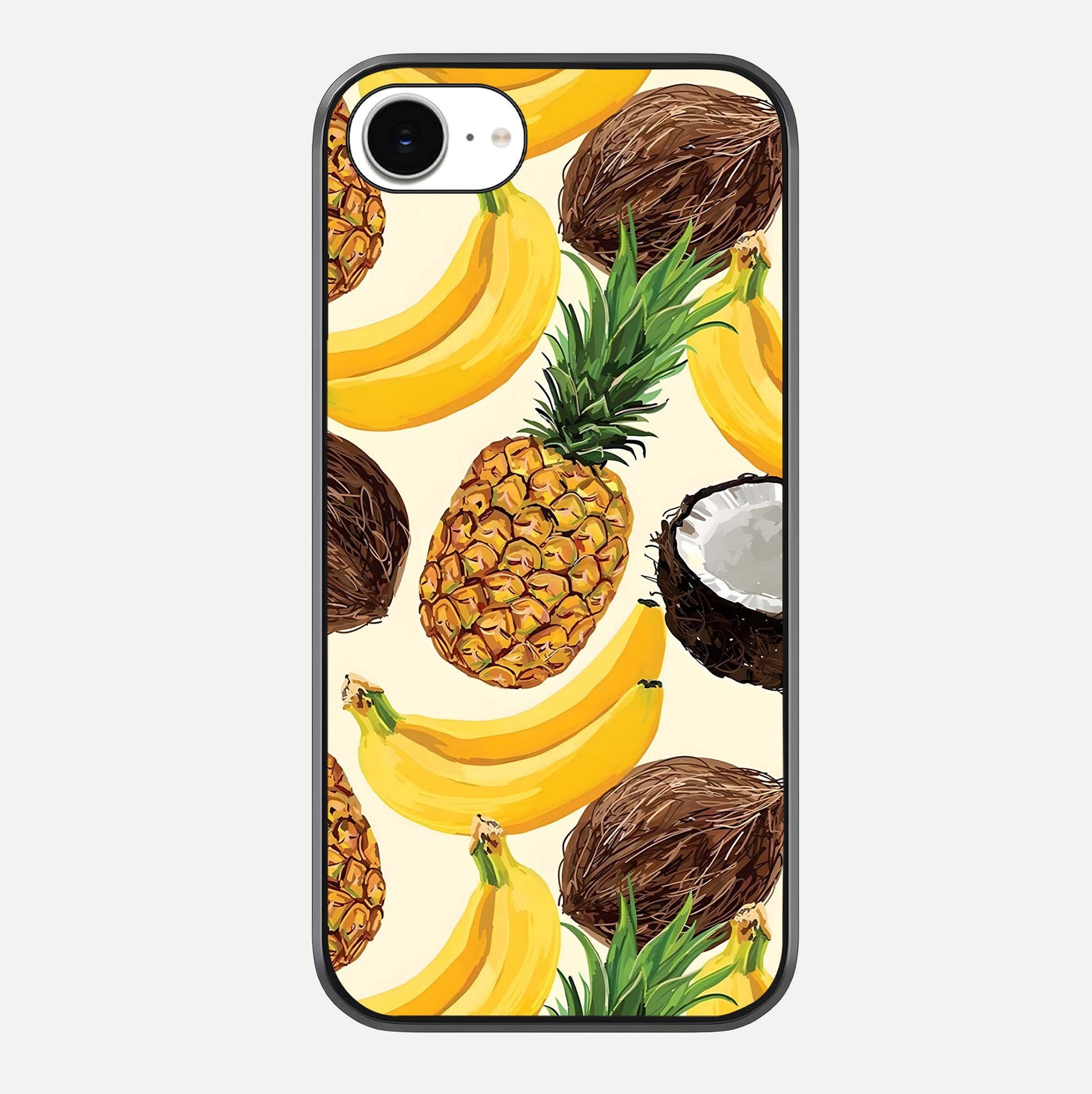 Tropical Fruit Mood Glass Case For iPhone 16e by Custom World