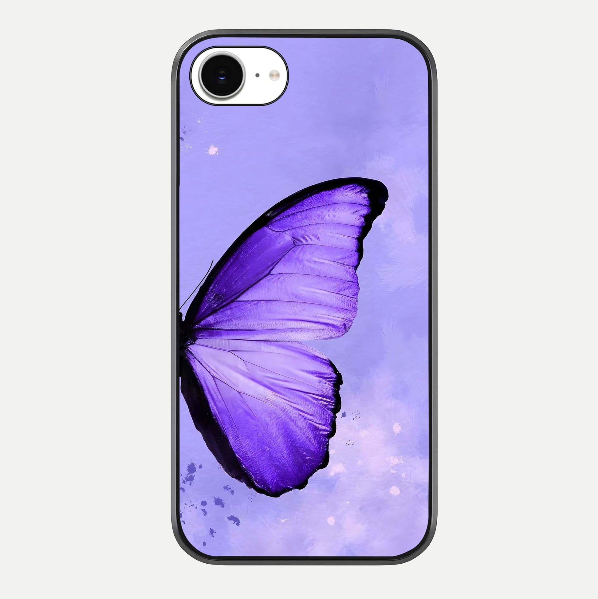 Violet Dream Wing Glass Case For iPhone 16e by Custom World