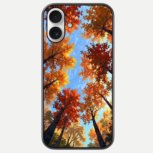 Autumn Sky Rise Glass Case For iPhone 17 by Custom World