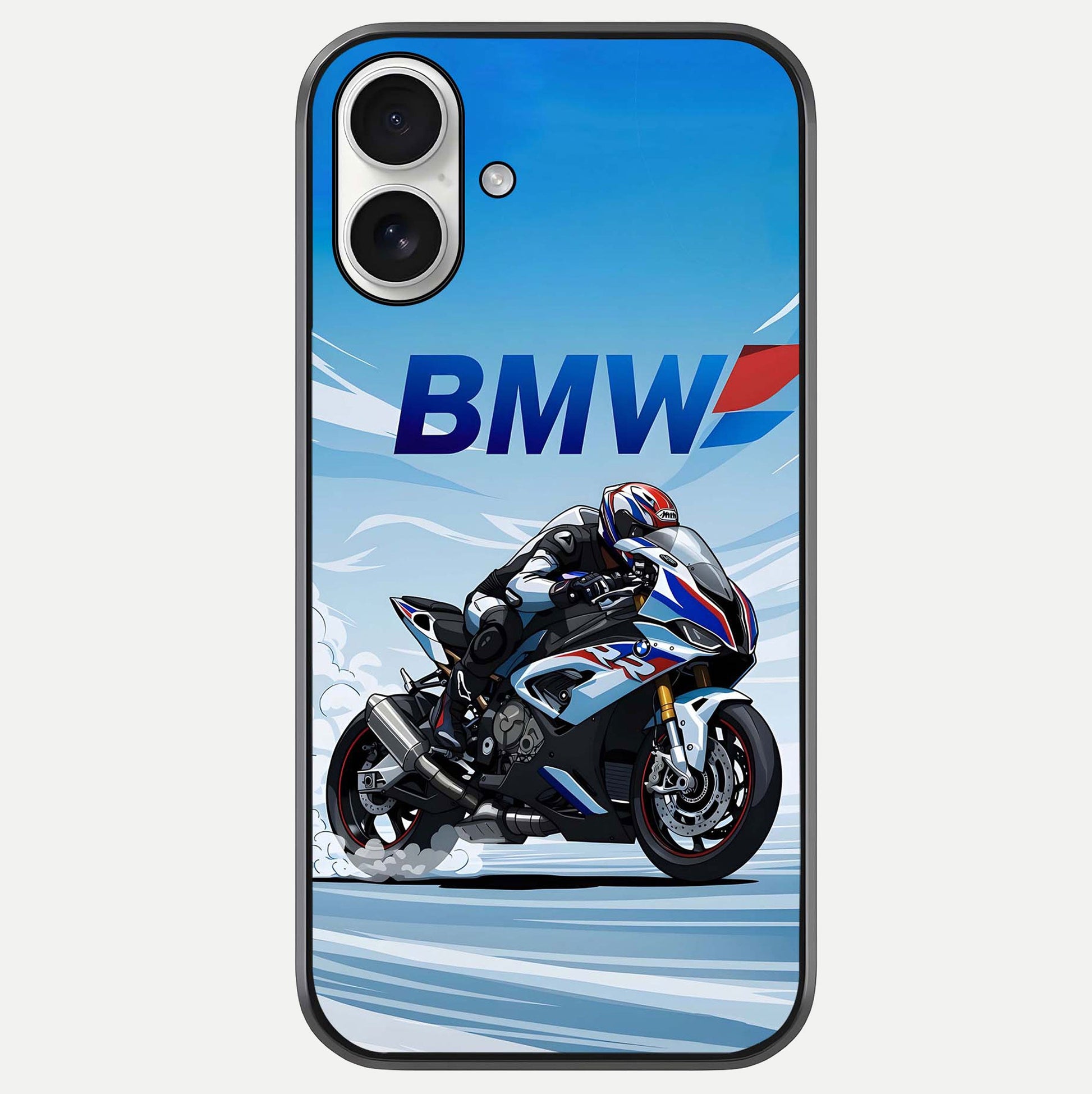 BMW Power Drift Glass Case For iPhone 17 by Custom World