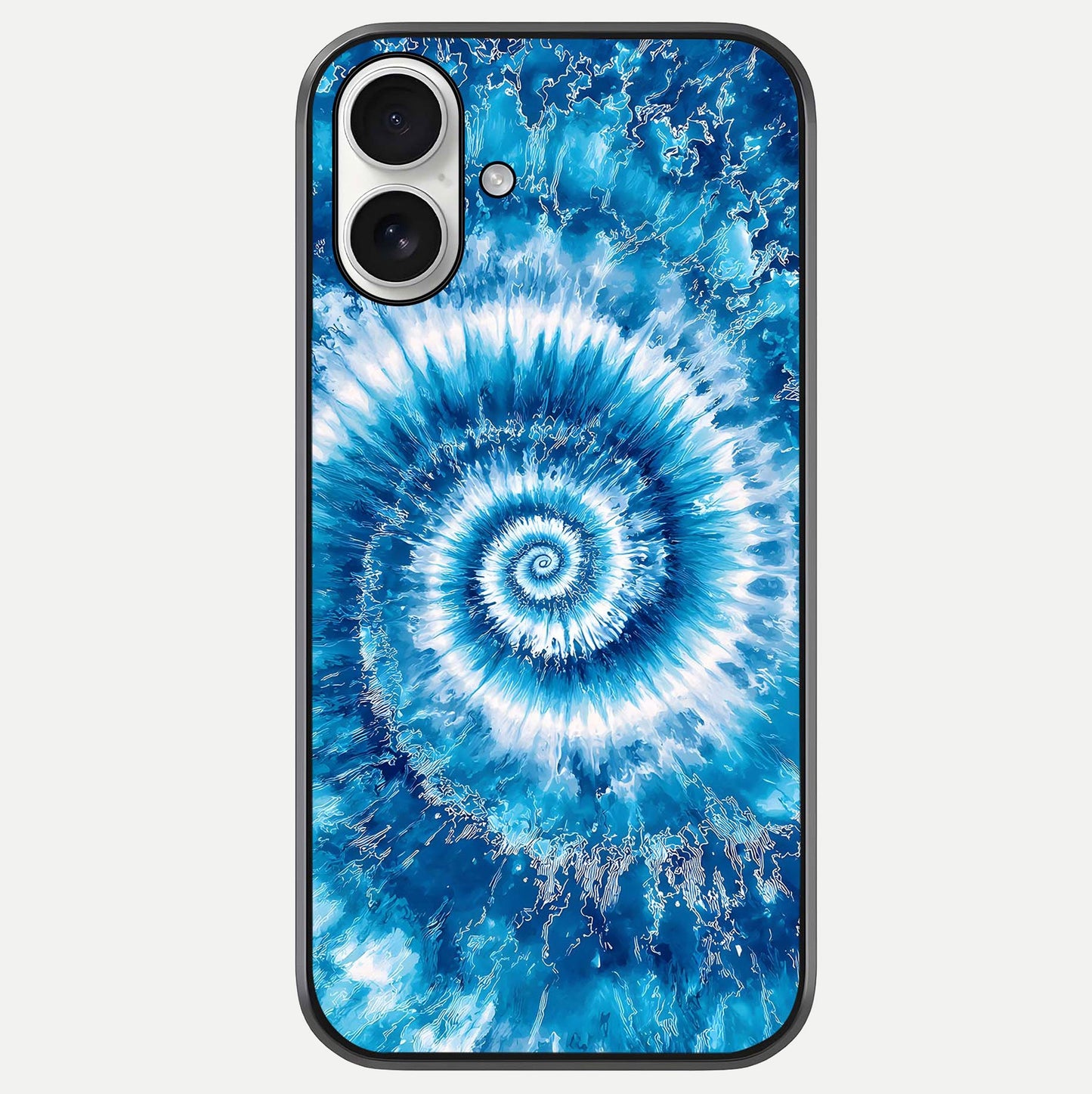 Blue Galaxy Wave Glass Case For iPhone 17 by Custom World