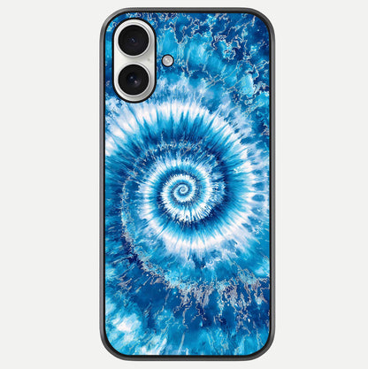 Blue Galaxy Wave Glass Case For iPhone 17 by Custom World