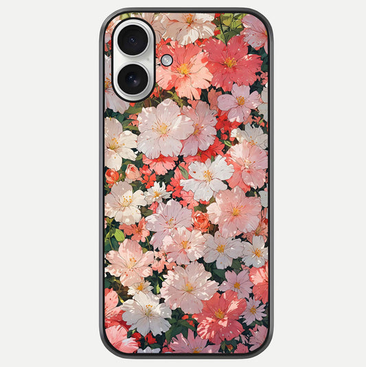 Blush Bloom Field Glass Case For iPhone 17 by Custom World