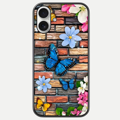 Brick Bloom Flight Glass Case For iPhone 17 by Custom World