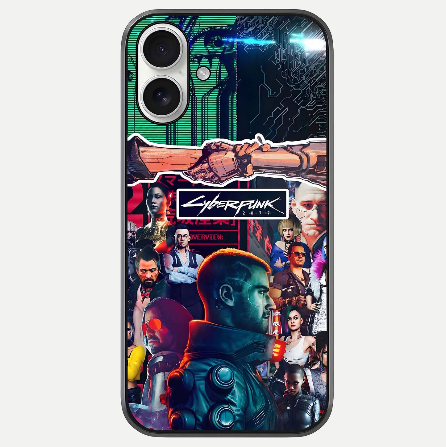 CYBERPUNK Legacy Glass Case For iPhone 17 by Custom World