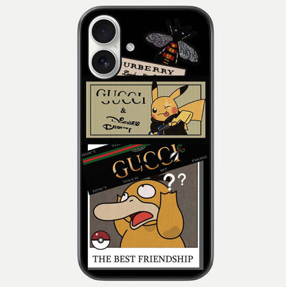 Cartoon Brand Play Mashup Glass Case For iPhone 17 by Custom World