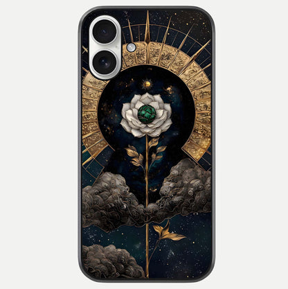 Celestial Lotus Morang Glass Case For iPhone 17 by Custom World