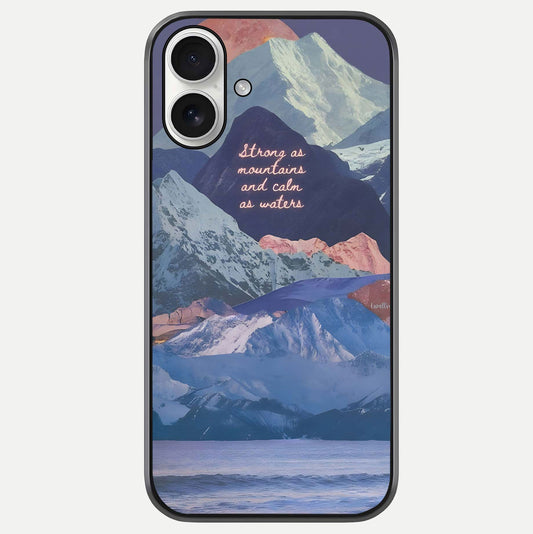 Celestial Mountain Calm Glass Case For iPhone 17 by Custom World