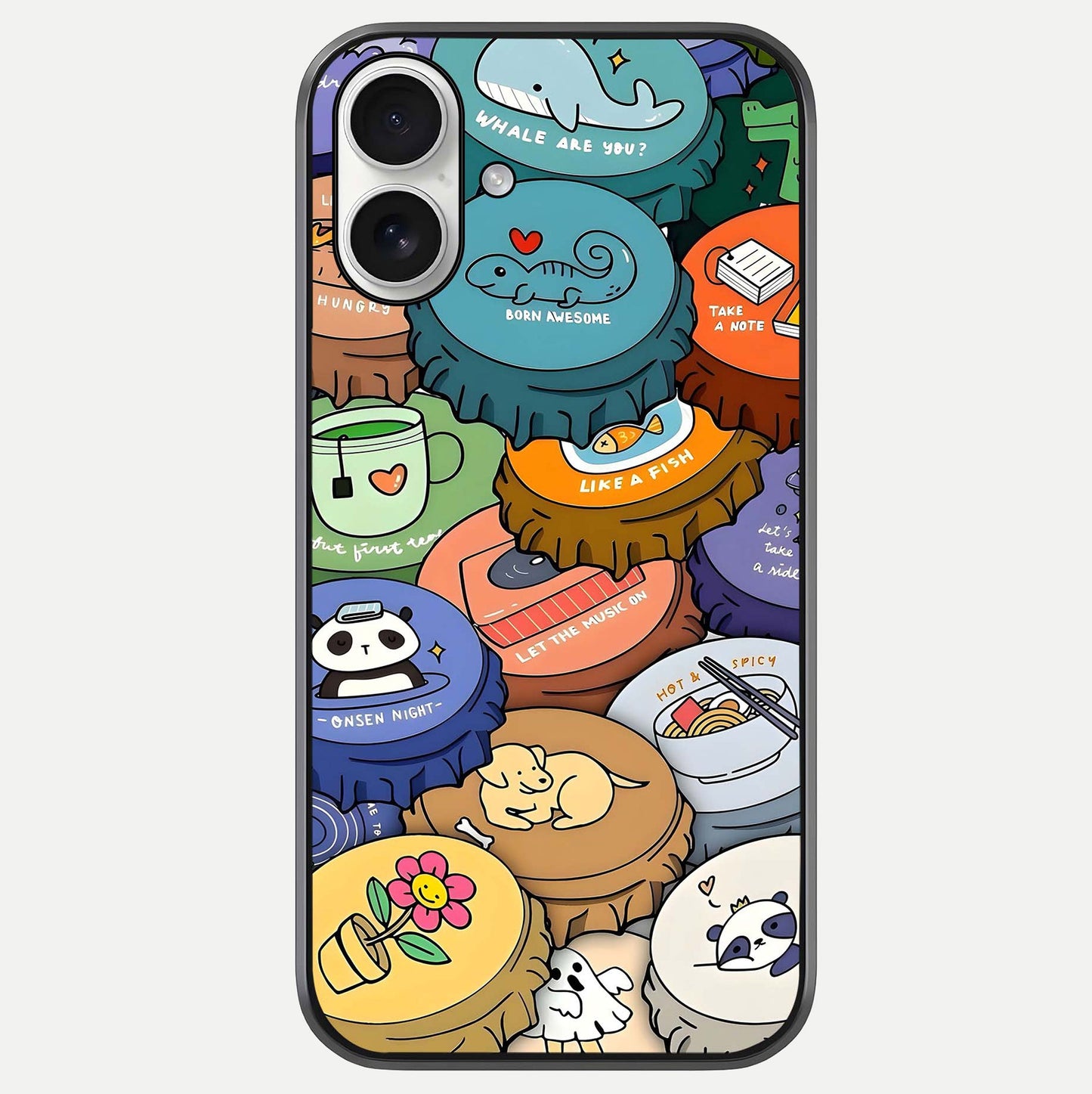 Coins Patterns Glass Case For iPhone 17 by Custom World