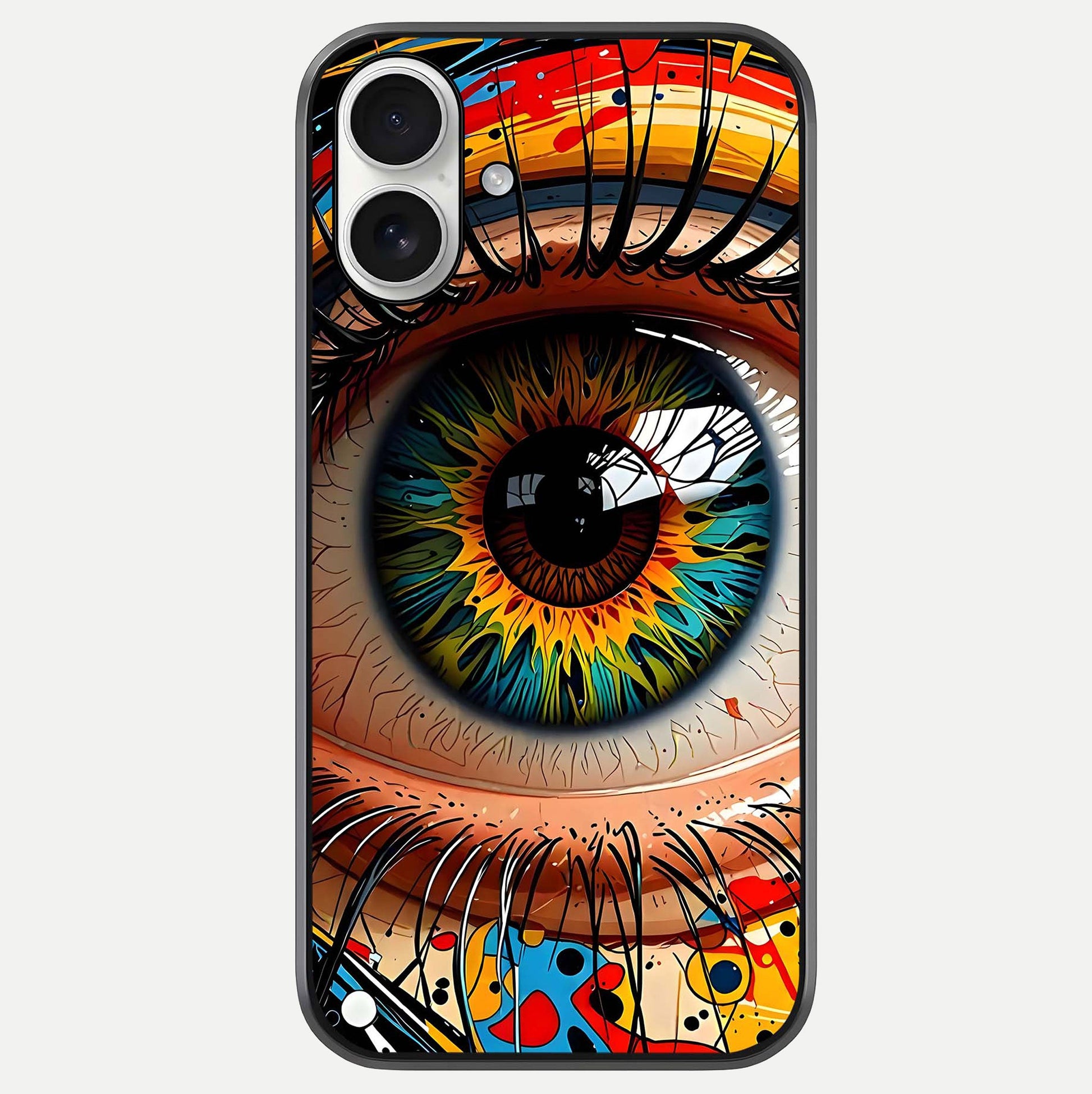 Colorful Eye Glass Case For iPhone 17 by Custom World