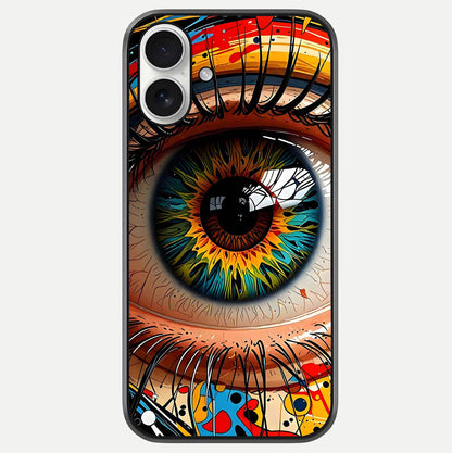 Colorful Eye Glass Case For iPhone 17 by Custom World
